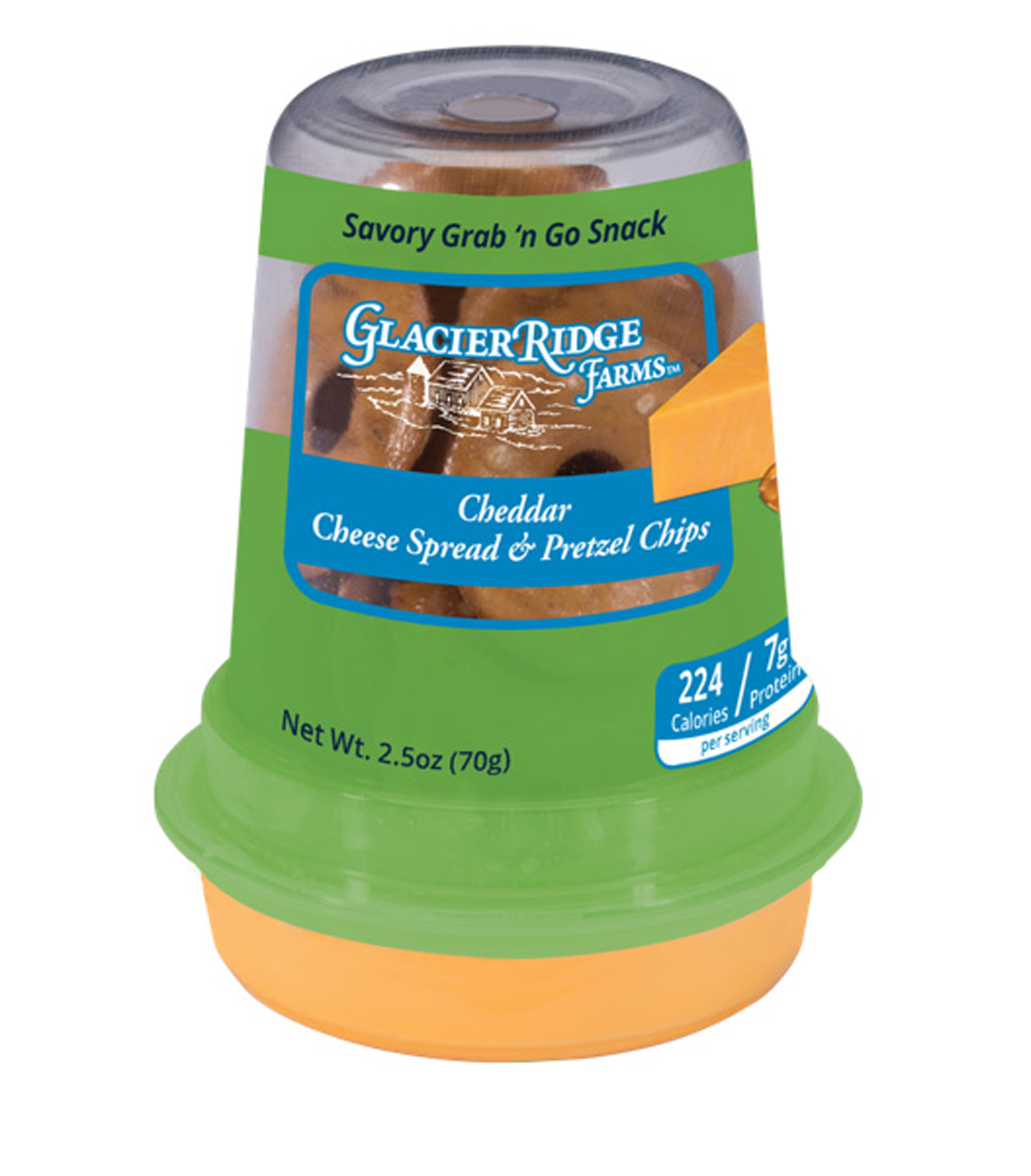 Glacier Ridge Farms Cheddar/Pretzel Snack Pack product image